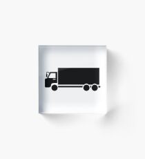 Big Rig Truck Acrylic Block