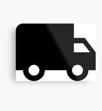 Shipping Truck Metal Print
