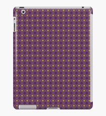 Geometric pattern with purple targets iPad Case/Skin