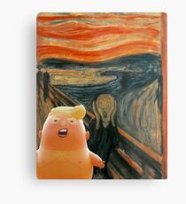 Trump Baby & The Scream Metal Print