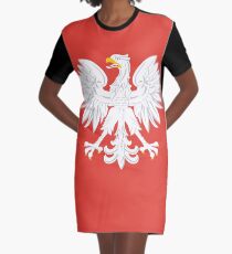 POLAND COAT OF ARMS (1955-1980) Graphic T-Shirt Dress