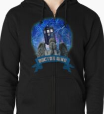 Doctor Who Return of the Weeping Angels Zipped Hoodie