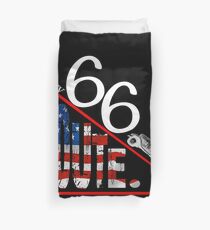 The History Route 66 vintage novelty gifts. Duvet Cover
