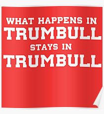 What Happens In Trumbull Stays In Trumbull Poster