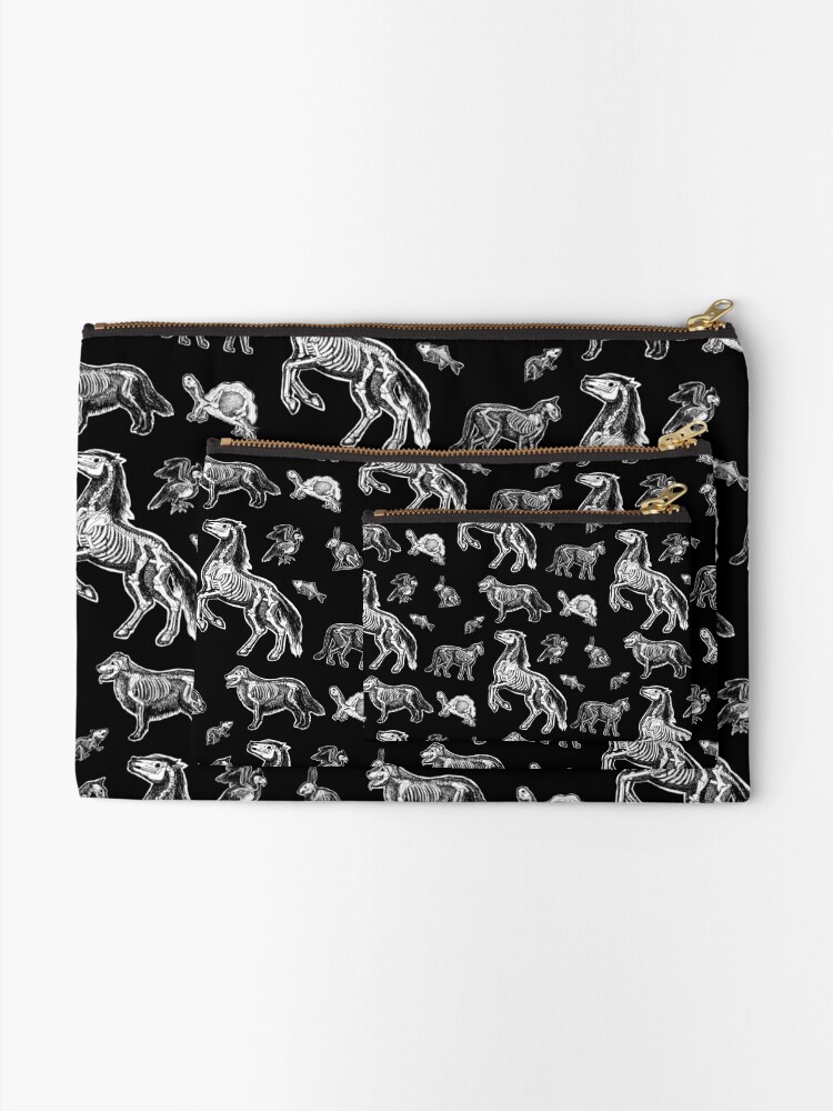 Alternate view of Veterinary Technician :: X-ray Animal Bones Anatomy Zipper Pouch