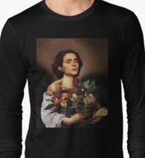 Timothee Chalamet Painting Meme Long Sleeve T-Shirt