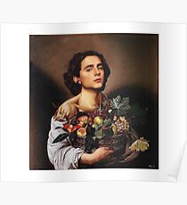Póster Timothee Chalamet Painting Meme