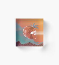 "NEON FIRE" Acrylic Block