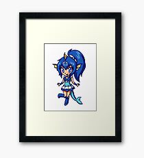Vaporeon Magical Girl Chibi Framed Print