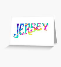 trippy jersey Greeting Card