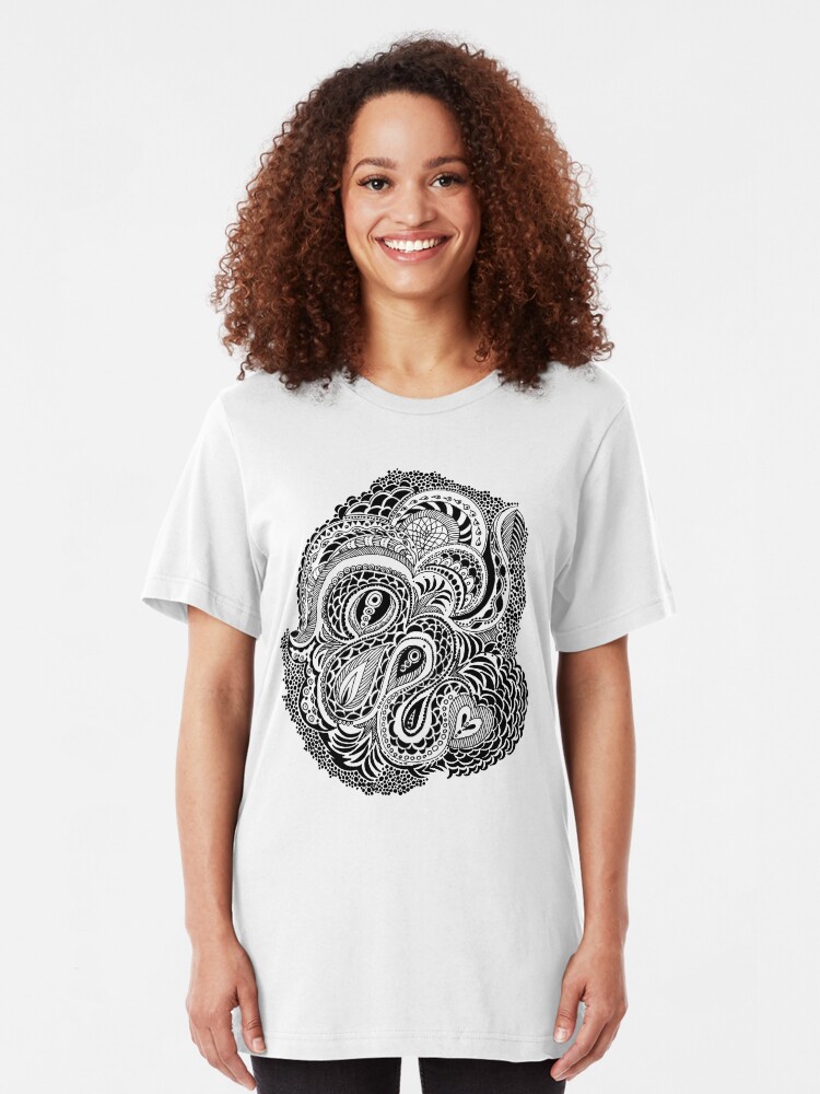 Alternate view of Happy Thoughts Tee Slim Fit T-Shirt