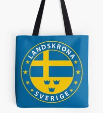 Landskrona, Landskrona Schweden, Landskrona Sverige, Landskrona Aufkleber, Stadt von Schweden Tasche