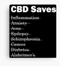 CBD Saves Canvas Print