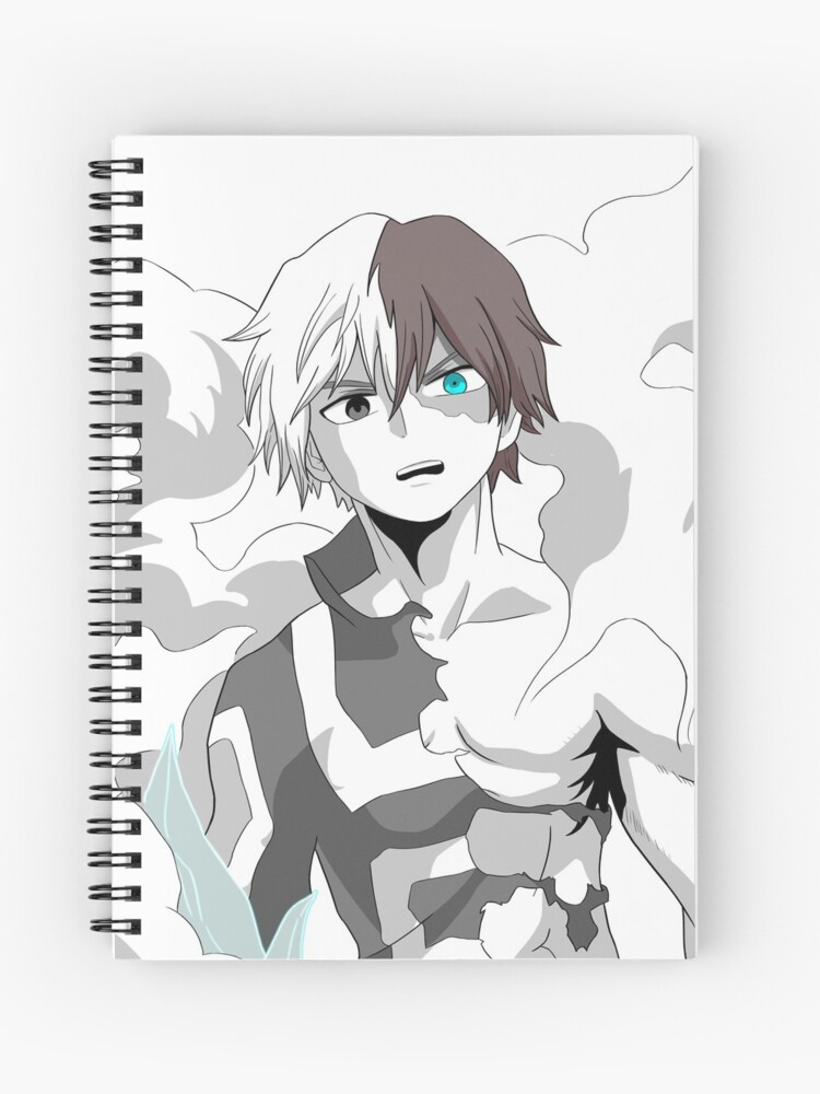 Shoto Todoroki My Hero Academia Spiral Notebook By Brendenroel