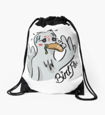 Bird Flu Drawstring Bag