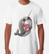 Camiseta larga Narval lindo con rosquilla
