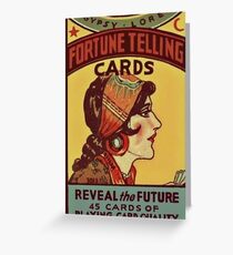 Fortune telling card Greeting Card