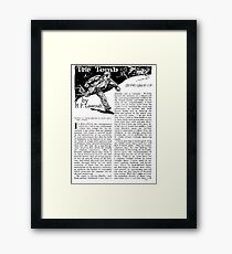 HP Lovecraft The Tomb Framed Print