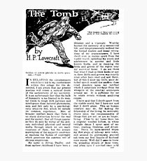 HP Lovecraft The Tomb Photographic Print
