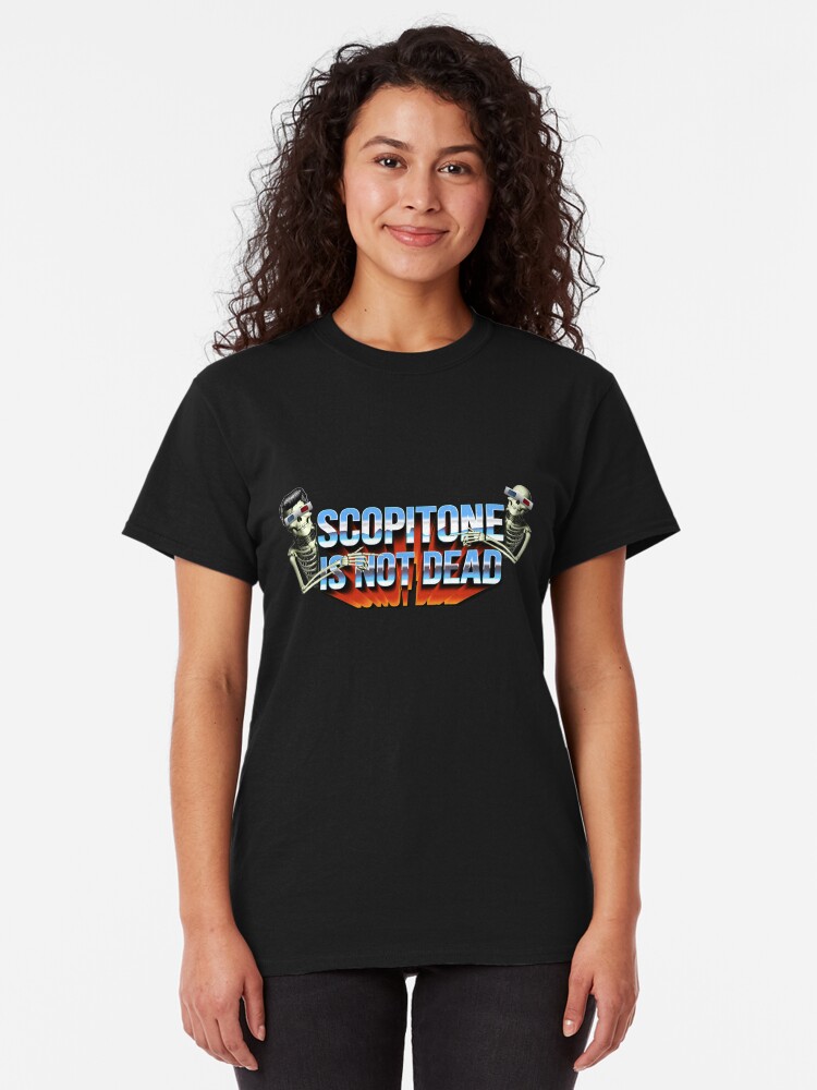 T-shirt classique ''SCOPITONE IS NOT DEAD' : autre vue