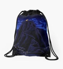 Melee Island town overview Drawstring Bag