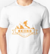 Skiing Unisex T-Shirt