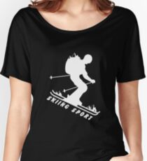 Skiing Women's Relaxed Fit T-Shirt