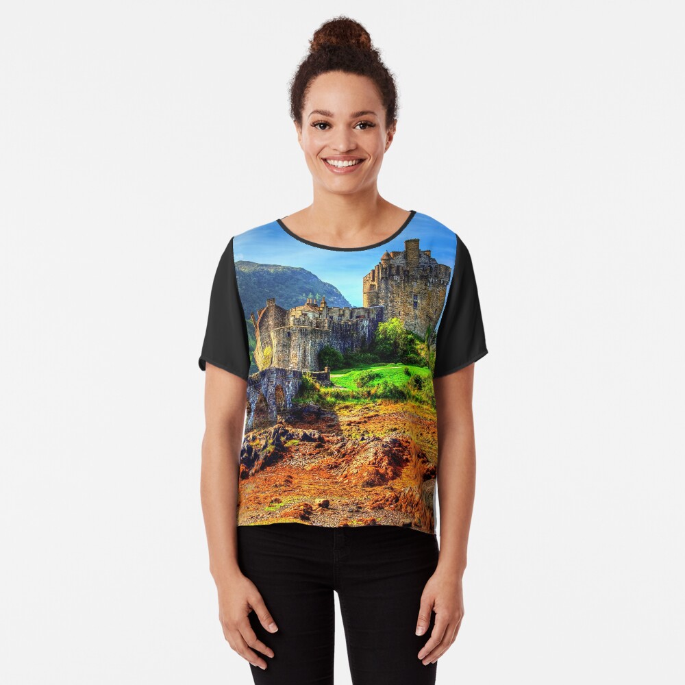 Eilean Donan Castle Chiffon Top