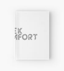SEEK DISCOMFORT TSHIRT , STICKERS ... Hardcover Journal