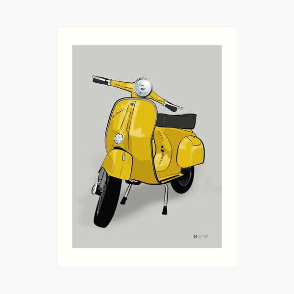 Vespa primavera - By Collibosher Art Print