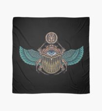 Bunter Scarabäuskäfer mit dem Auge von Horus Tuch