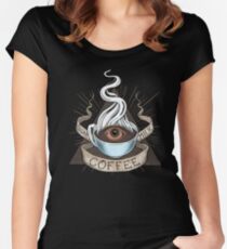The Holy Trinity of Caffeine Women's Fitted Scoop T-Shirt