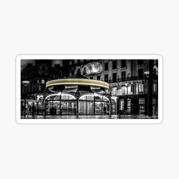 A long Exposure on a French Carousel Sticker