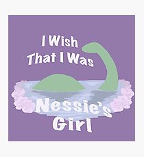 Nessie's Girl (white) Photographic Print