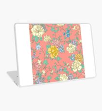 PEACHY FLORAL Laptop Skin