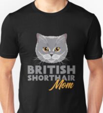 British shorthair mom - britische kurzhaar Katze Slim Fit T-Shirt