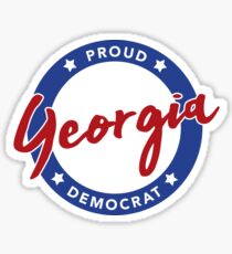 Proud Georgia Democrat Sticker