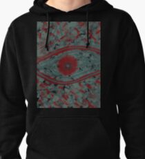 Mankind - Abstract Painting (red green design) Pullover Hoodie