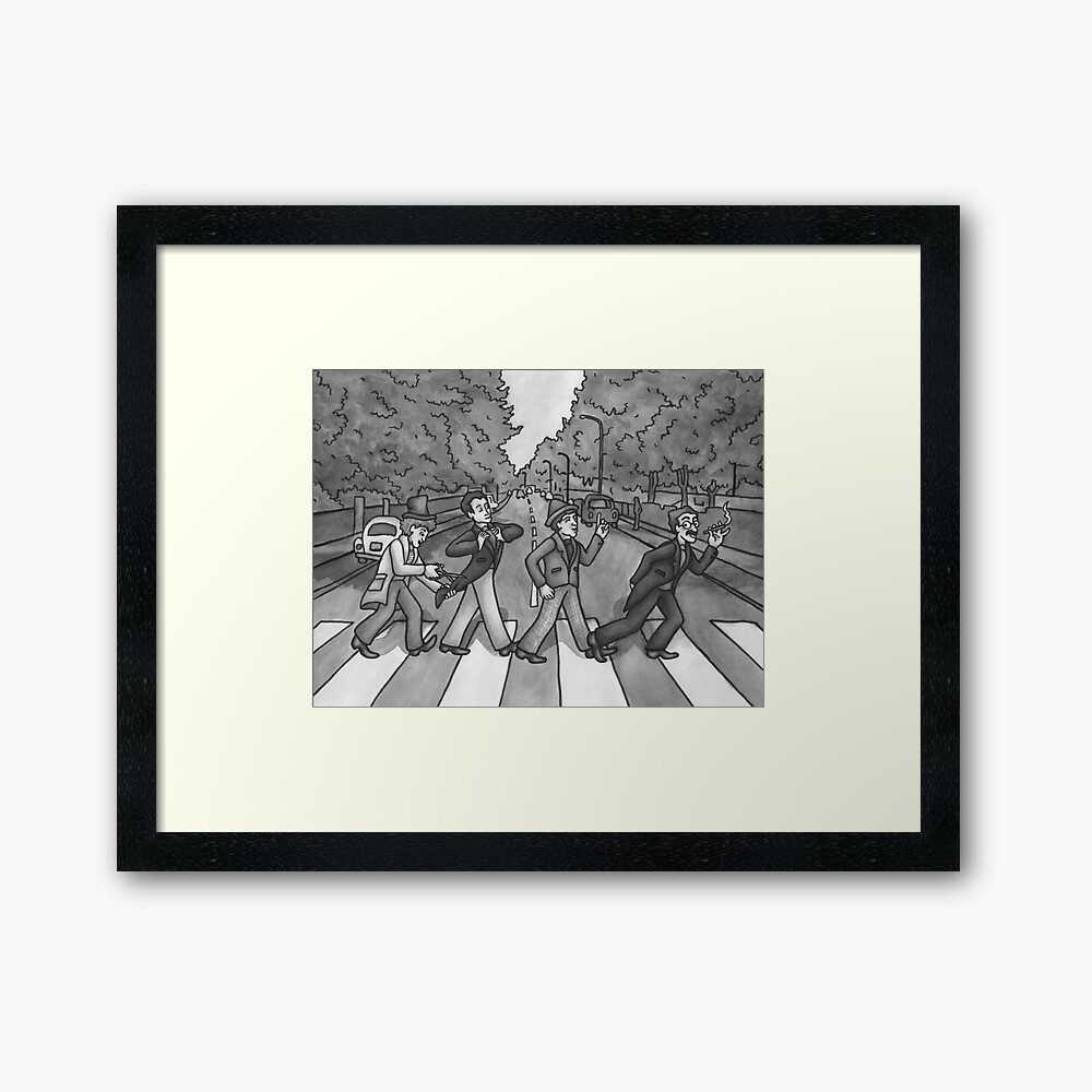 Abbey Soup: Beatles / Marx Brothers Framed Art Print