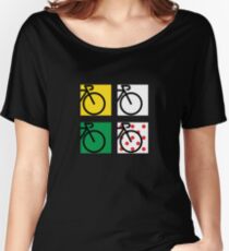 Tour France Cycling Race Women's Relaxed Fit T-Shirt