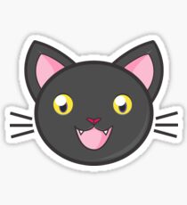 Black Cat Sticker Sticker