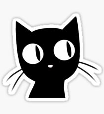 Black Cat Sticker Sticker