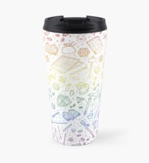 Taza de viaje Patrón de tablero de RPG - Rainbow