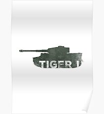 Tiger I Tank Poster
