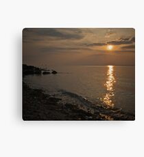 Shoreline Sunset Canvas Print