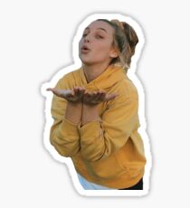 Emma Chamberlain Kisses Sticker