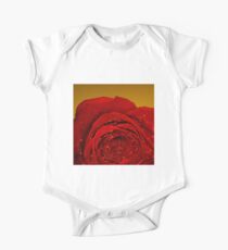 Red Rose macro One Piece - Short Sleeve