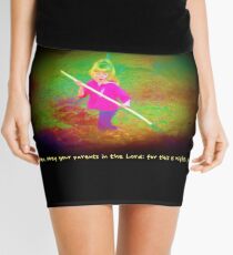 Ephesians 6 1 Mini Skirt