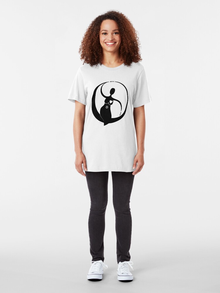 Alternate view of The Female Circle Tee Slim Fit T-Shirt