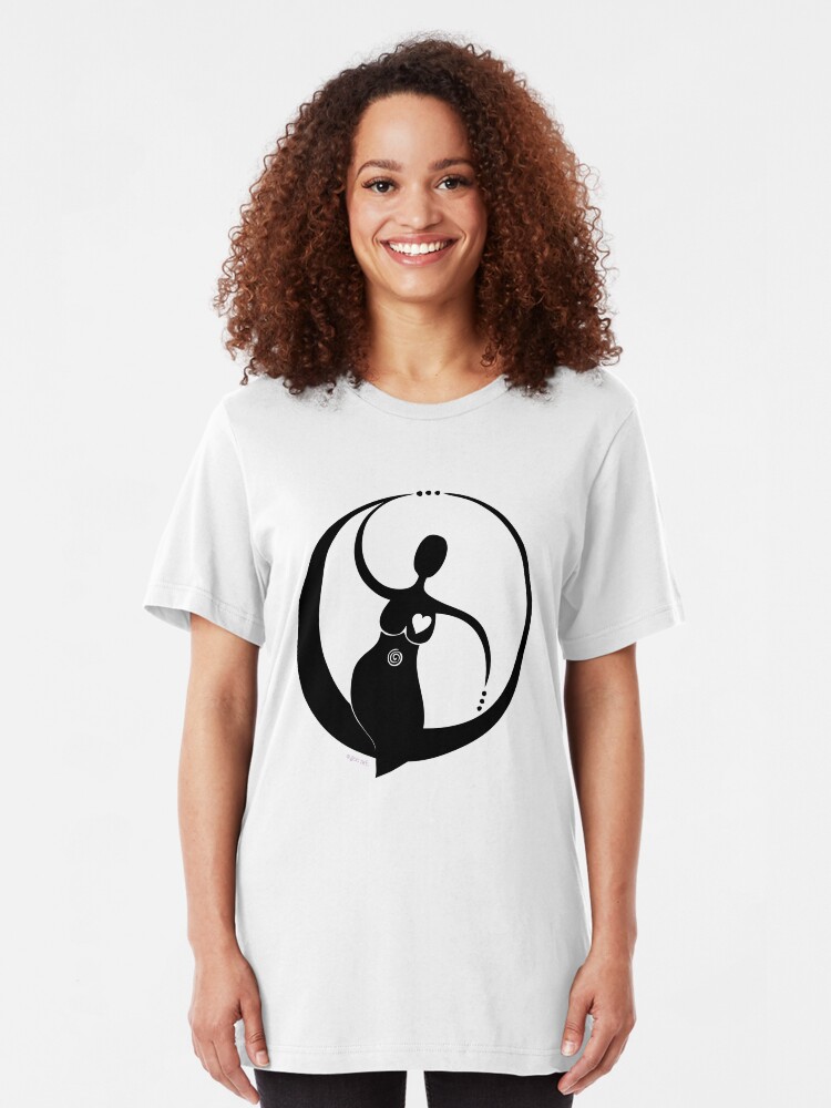 Alternate view of The Female Circle Tee Slim Fit T-Shirt